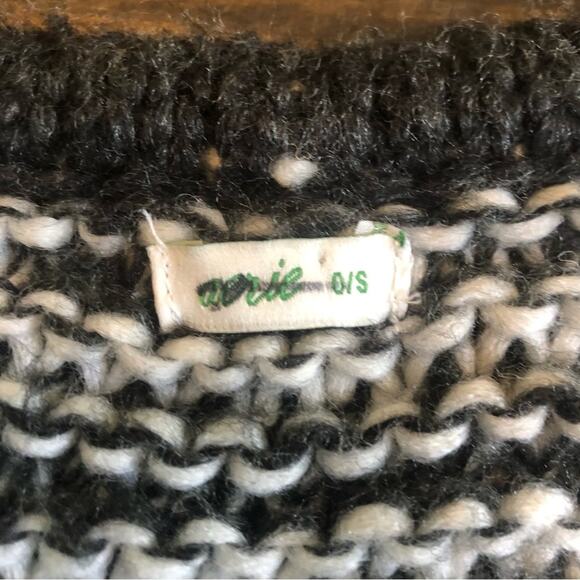 Aerie Sweater Women’s Wool Poncho Southwest Oversized Boho Bohemian Chunky - Picture 3 of 13